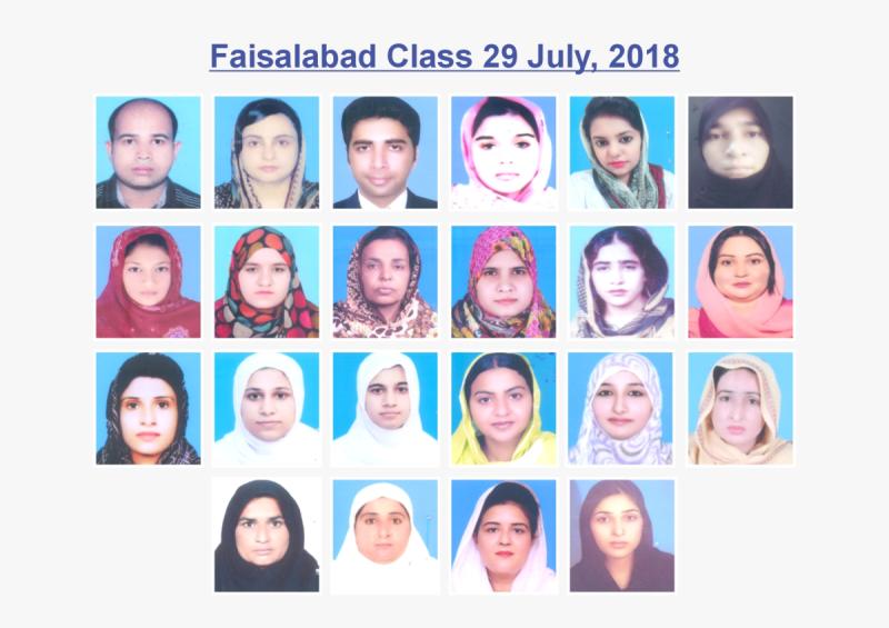 Faisalabad Class 29 July 2018