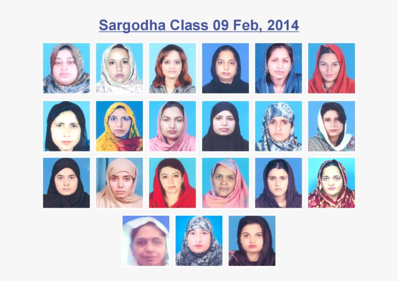 Sargodha Class February 09, 2014