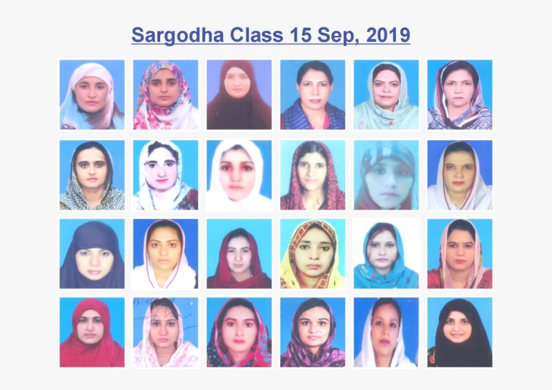 Sargodha Class September 15, 2019