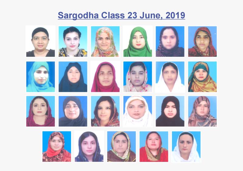 Sargodha Class June 23, 2019